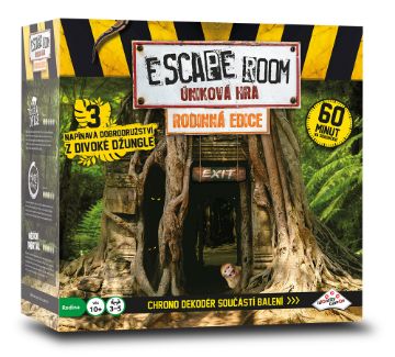 Zobrazit detail produktu - ESCAPE ROOM: úniková hra Rodinná edice - 3 scénáře Obrázek ESCAPE ROOM: úniková hra Rodinná edice - 3 scénáře