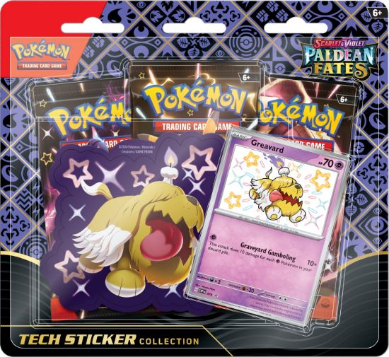 Obrázek Pokémon TCG: SV4.5 Paldean Fates - Tech Sticker Collection