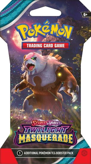 Obrázek Pokémon TCG: SV06 Twilight Masquerade - 1 Blister Booster