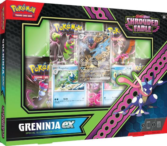 Obrázek Pokémon TCG: SV6.5 Shrouded Fable - Kingdra ex/Greninja ex Special Illustration