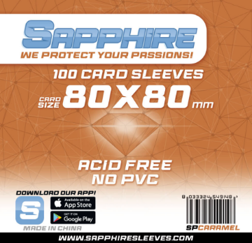 Zobrazit detail produktu - Sapphire Caramel - 100x (80x80mm) Obrázek Sapphire Caramel - 100x (80x80mm)