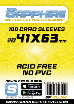 Zobrazit detail produktu - Sapphire Yellow - 100x Mini American (41x63mm) Obrázek Sapphire Yellow - 100x Mini American (41x63mm)