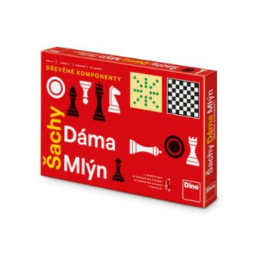 Zobrazit detail produktu - Šachy, dáma, mlýn Obrázek Šachy, dáma, mlýn