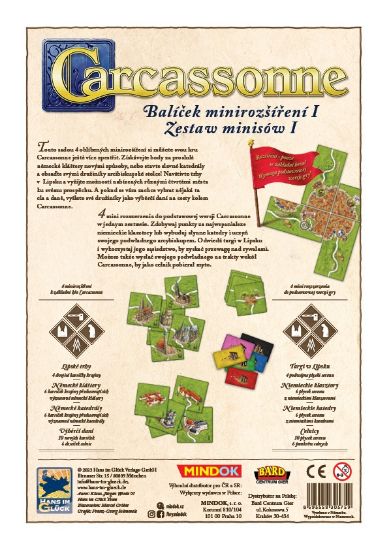 Obrázek Carcassonne- Balíček minirozšíření I