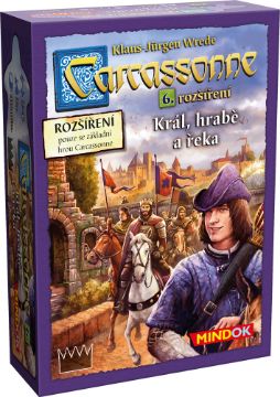 Zobrazit detail produktu - Carcassonne rozšíření 6-Král, hrabě a řeka Obrázek Carcassonne rozšíření 6-Král, hrabě a řeka