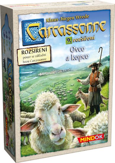 Obrázek Carcassonne rozšíření 9- Ovce a kopce