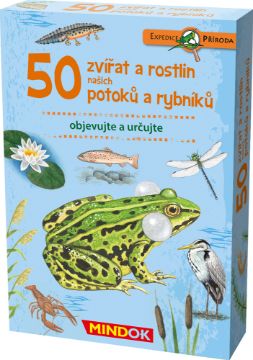 Zobrazit detail produktu - Expedice příroda: 50 zvířat a rostlin našich potoků a rybníků Obrázek Expedice příroda: 50 zvířat a rostlin našich potoků a rybníků