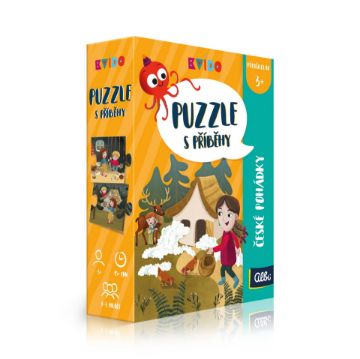 Zobrazit detail produktu - Kvído - Puzzle s příběhy - české pohádky Obrázek Kvído - Puzzle s příběhy - české pohádky
