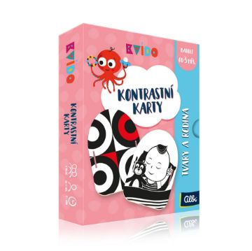 Zobrazit detail produktu - Kontrastní karty Tvary a rodina - Kvído Obrázek Kontrastní karty Tvary a rodina - Kvído