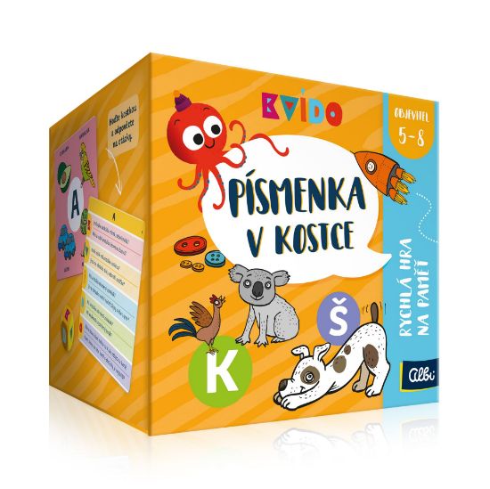 Obrázek Kvído - Písmenka v kostce