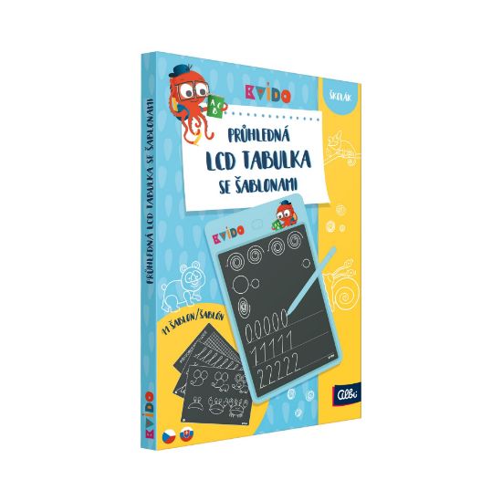 Obrázek Kvído - Průhledná LCD tabulka se šablonami