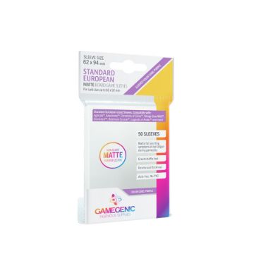Zobrazit detail produktu - Gamegenic: MATTE Standard European-Sized Sleeves 62 x 94 mm Obrázek Gamegenic: MATTE Standard European-Sized Sleeves 62 x 94 mm