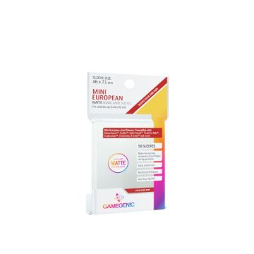 Zobrazit detail produktu - Gamegenic: MATTE Mini European-Sized Boardgame Sleeves 46 x 71 mm Obrázek Gamegenic: MATTE Mini European-Sized Boardgame Sleeves 46 x 71 mm