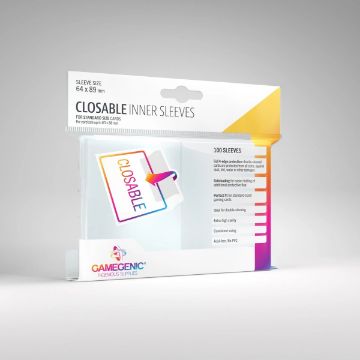 Zobrazit detail produktu - Gamegenic: Closable Inner Sleeves Obrázek Gamegenic: Closable Inner Sleeves