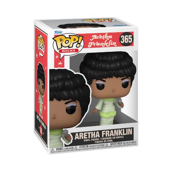 Obrázek Funko POP Rocks: Aretha Franklin(Green Dress)