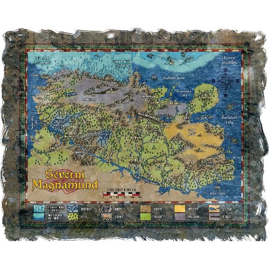 Obrázek Mapa Severního Magnamundu