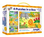 Obrázek 4 puzzle v krabici - Džungle