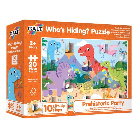 Obrázek Puzzle schovávačka - Dinosauři