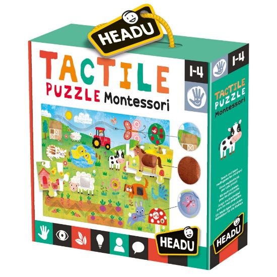 Obrázek HEADU EN: Montessori hmatové puzzle