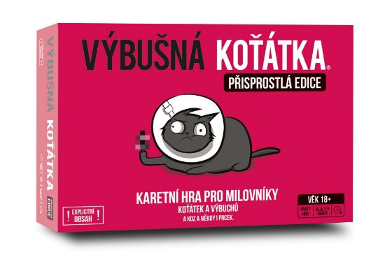 Obrázek Výbušná koťátka: Přisprostlá edice (růžová krabička)