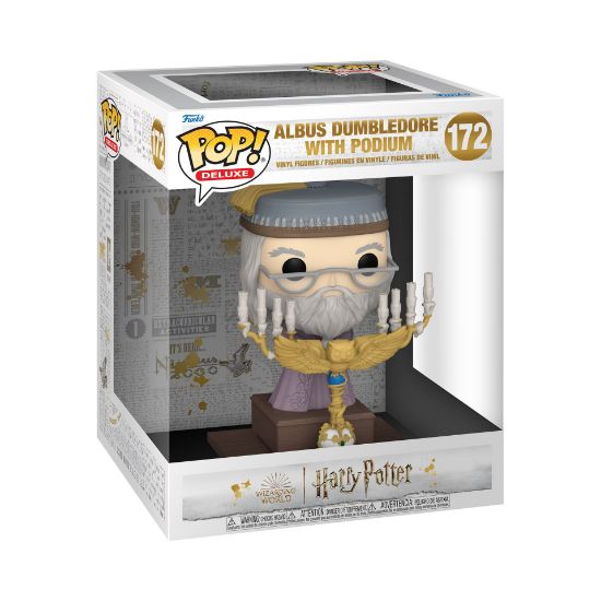 Obrázek Funko POP Deluxe: HP POA- Dumbledore w/Podium