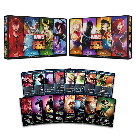 Obrázek Marvel Dice Throne - 6x Sada 1 + 6x Sada 2 + 6x promo