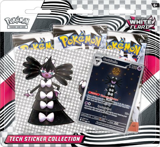 Obrázek Pokémon TCG: SV10.5 White Flare - Tech Sticker Collection