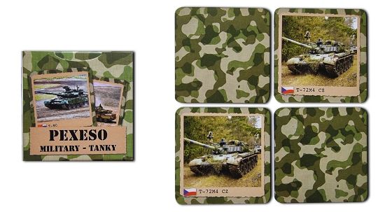 Obrázek Pexeso retro Military Tanky