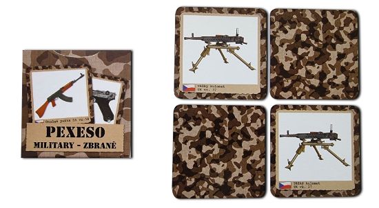 Obrázek Pexeso retro Military Zbraně