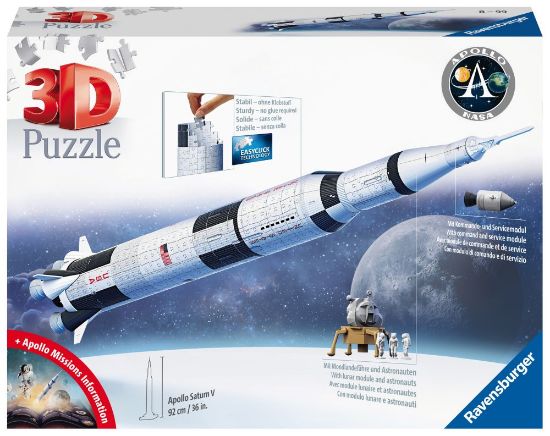 Obrázek Vesmírná raketa Saturn V 432 dílků