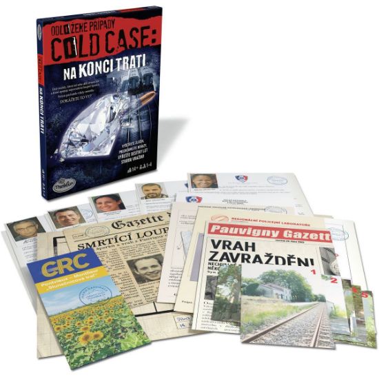 Obrázek ThinkFun Odložené případy: Na konci trati