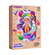 Obrázek DŘEVĚNÉ BAREVNÉ PUZZLE - Vesmírný dobrodruh