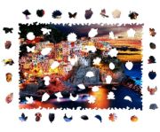Obrázek DŘEVĚNÉ BAREVNÉ PUZZLE - Manarola v Itálii
