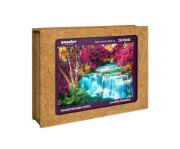 Obrázek DŘEVĚNÉ BAREVNÉ PUZZLE - Barevný vodopád