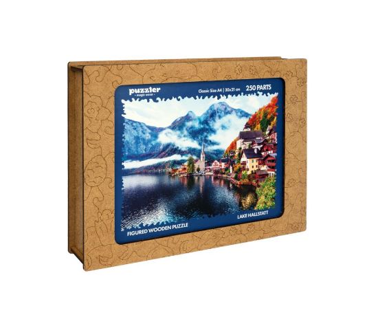 Obrázek DŘEVĚNÉ BAREVNÉ PUZZLE - Halštatské jezero