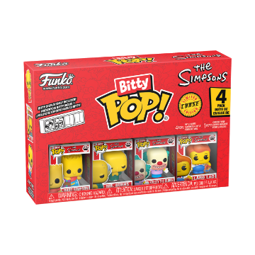 Zobrazit detail produktu - Funko Bitty POP: Simpsons- Bart 4pk Obrázek Funko Bitty POP: Simpsons- Bart 4pk