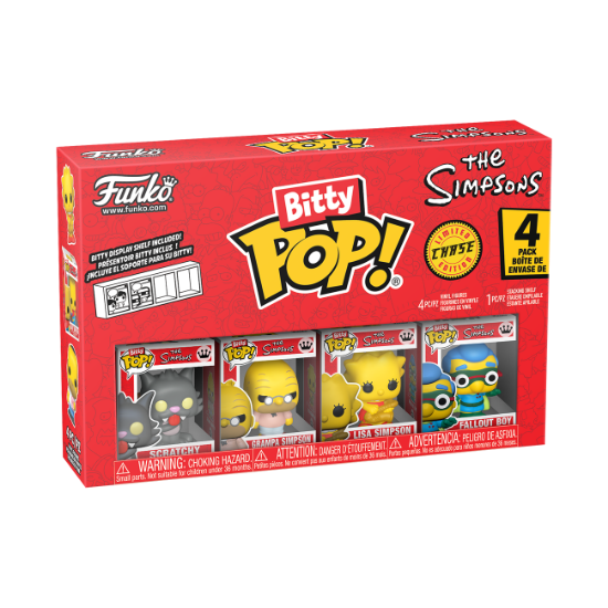 Obrázek Funko Bitty POP: Simpsons- Scratchy 4pk