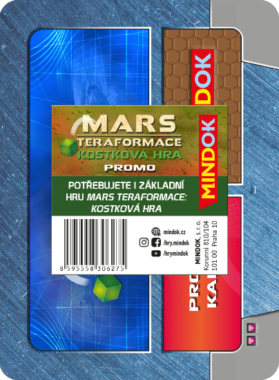 Obrázek Mars: Teraformace – Kostková hra promo karty