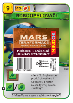 Zobrazit detail produktu - Mars: Teraformace – promo 5 karet 2023 Obrázek Mars: Teraformace – promo 5 karet 2023