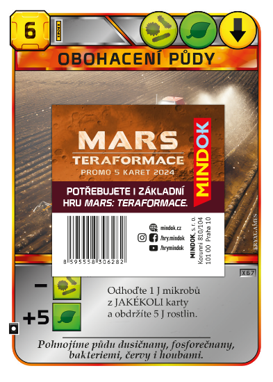 Obrázek Mars: Teraformace – promo 5 karet 2024