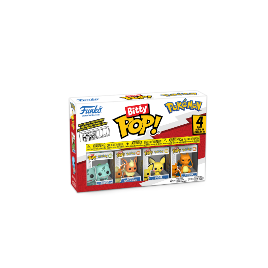 Obrázek Funko Bitty POP: Pokemon- Bulbasaur 4PK