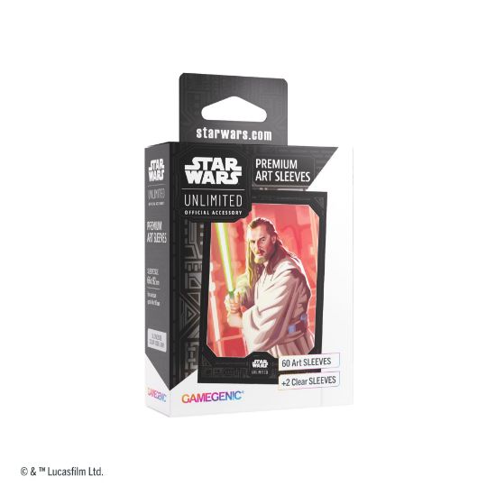 Obrázek Gamegenic SWU: Premium Art Sleeve - Qui-Gon Jinn