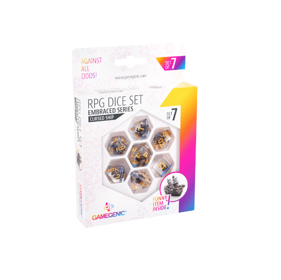 Obrázek Gamegenic: Embraced Series - Cursed Ship - RPG Dice Set (7pcs)