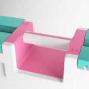 Obrázek Gamegenic: Game Castle Pink/White/Teal