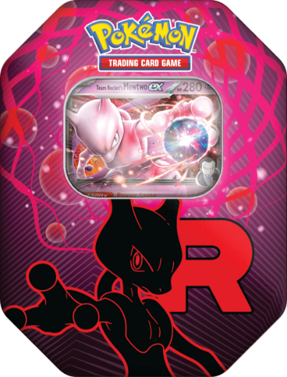 Obrázek Pokémon TCG: Team Rocket Tin Mewtwo ex