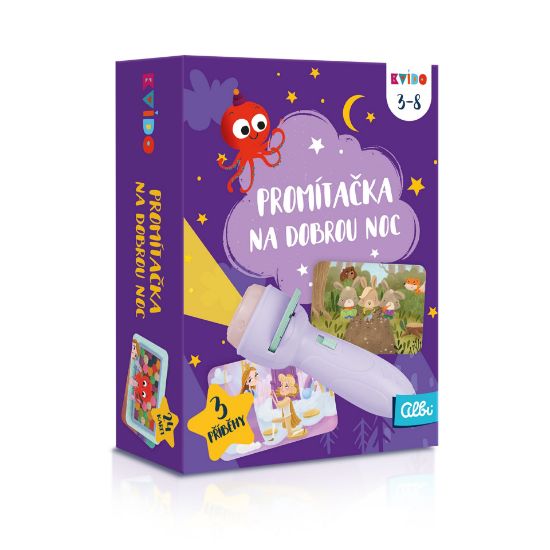 Obrázek Kvído - Fialová promítačka na dobrou noc