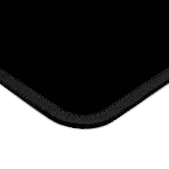 Obrázek Herní podložka (playmat) 180 x 90 cm (6'x3') - různé motivy  (neoprenová, obšitá, playmat) Black (černá)