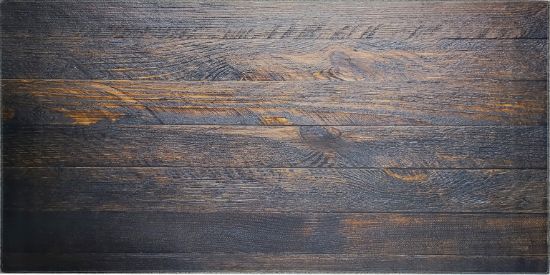 Obrázek Herní podložka (playmat) 180 x 90 cm (6'x3') - různé motivy  (neoprenová, obšitá, playmat) Raw Wood (hrubé dřevo)