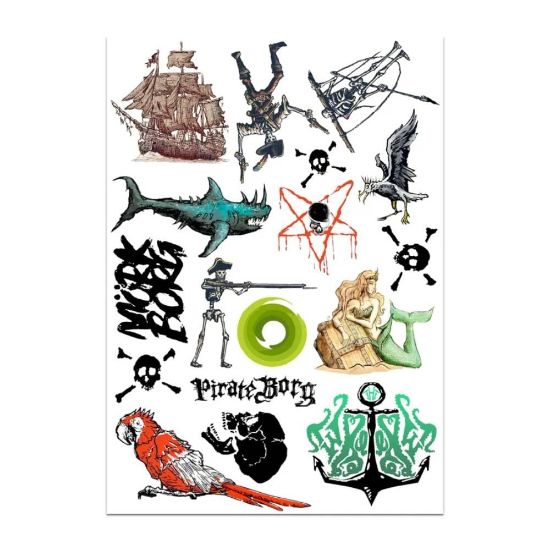 Obrázek Sada samolepek Pirate Borg