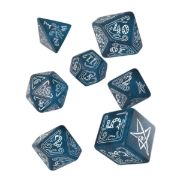 Obrázek Sada kostek Call of Cthulhu – modro-bílá
